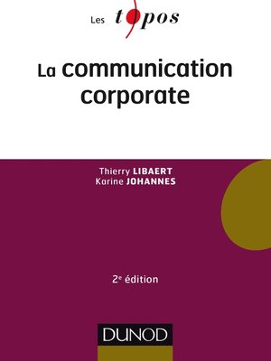 cover image of La communication corporate--2e éd.